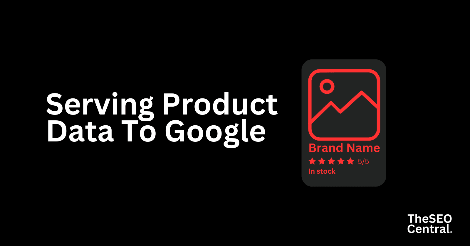 Serving Product Data to Google