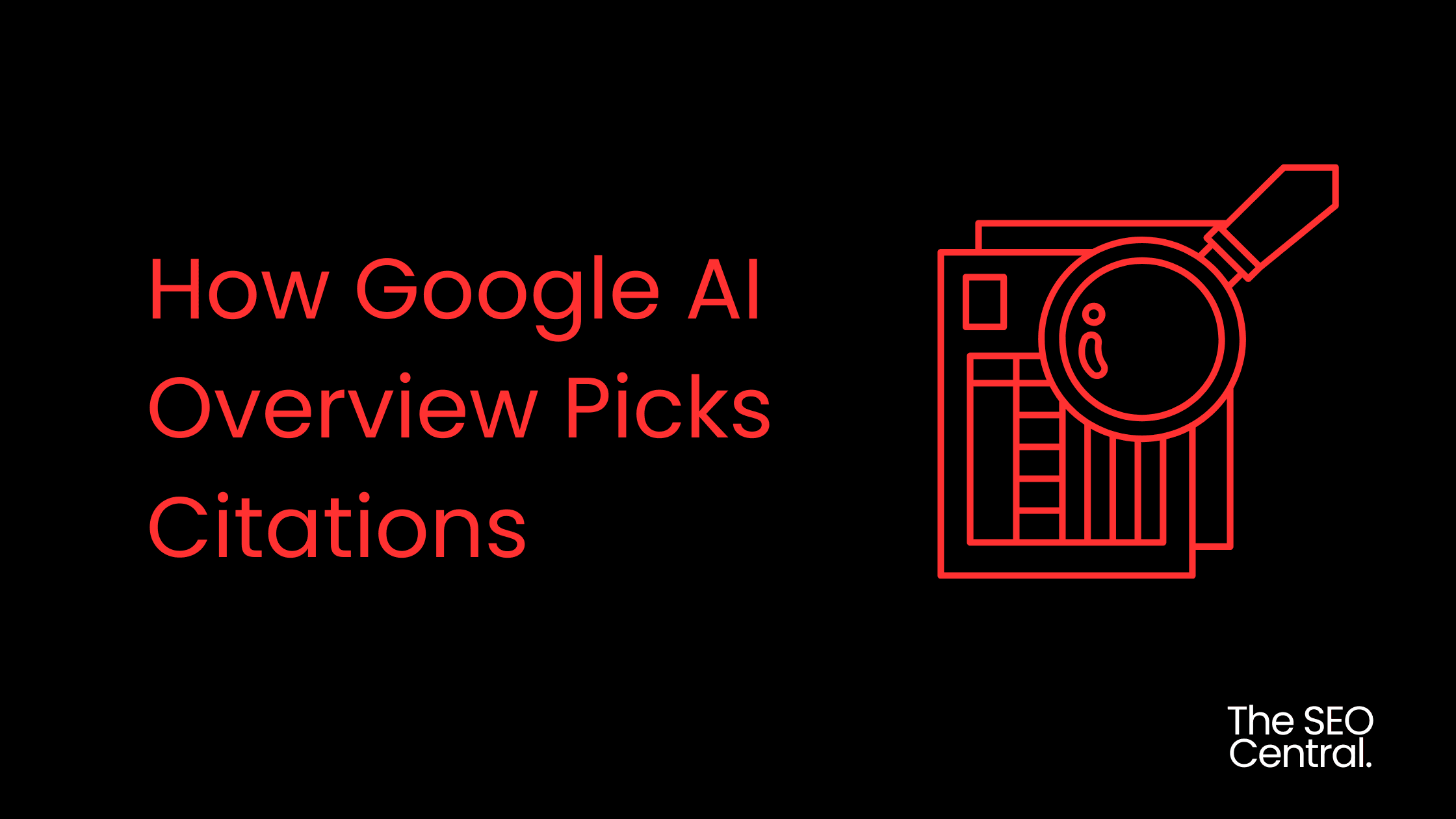 Experiment on How Google AI Overview Picks Citations ?