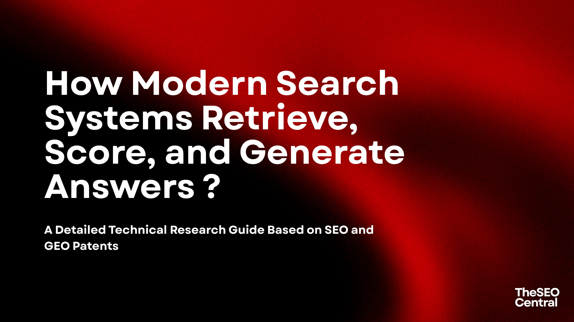 How Modern Search Systems Retrieve, Score, and Generate Answers ?