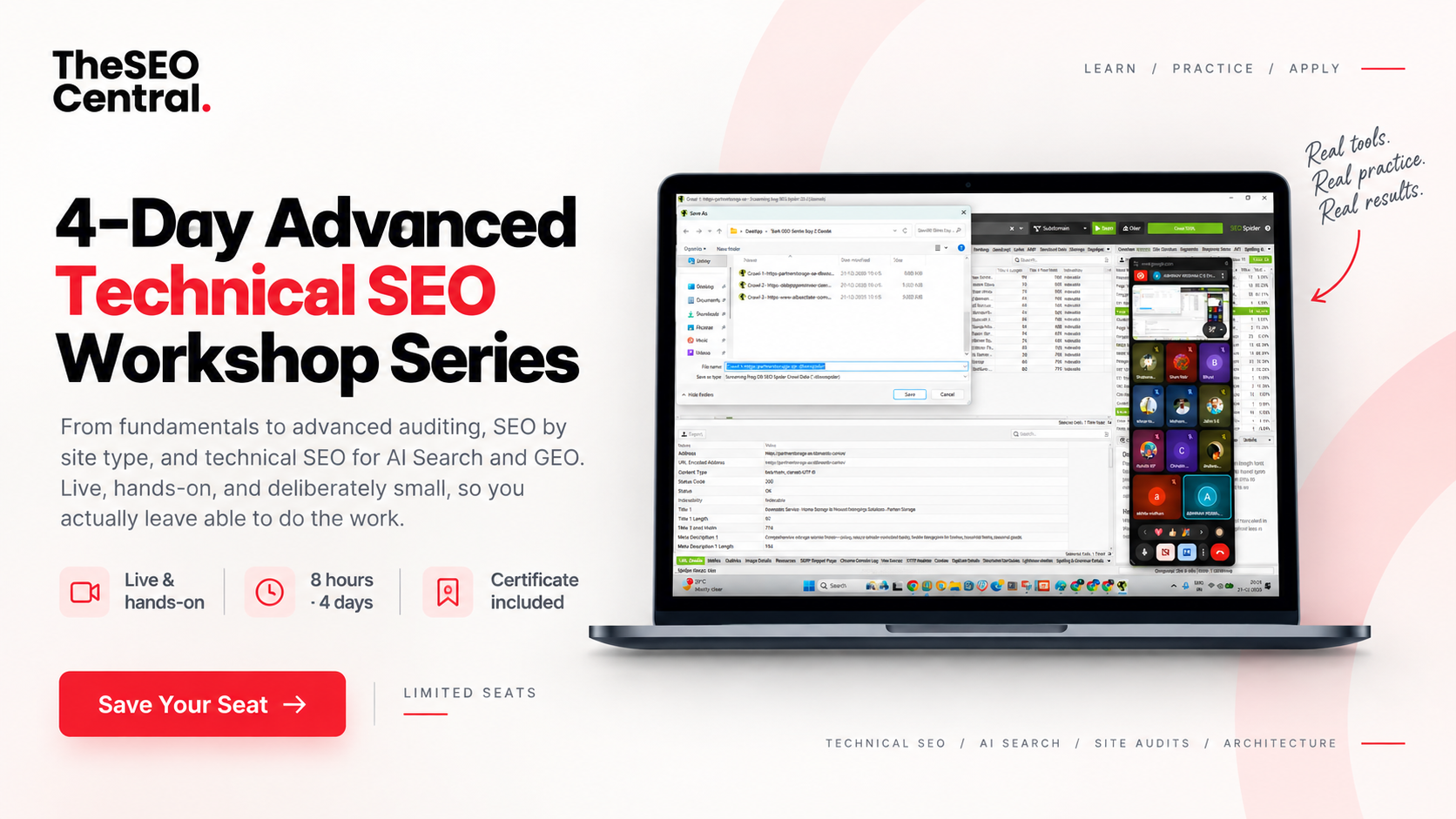 4-Day Advanced Technical SEO Workshop Series
